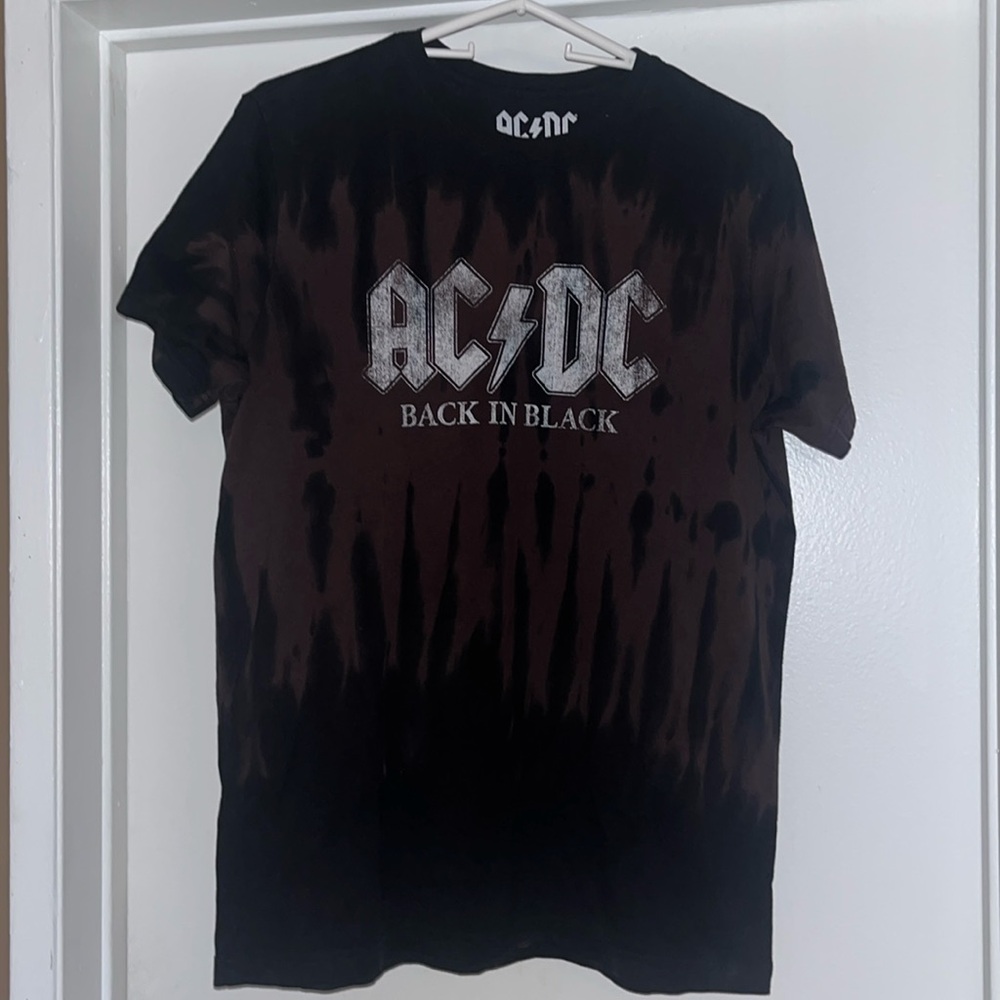 AC/DC dye tie t-shirt